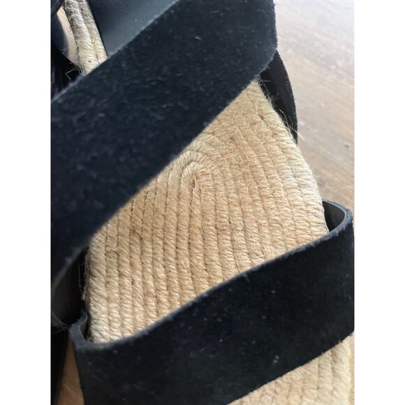 Rag & Bone Megan Black Suede Platform
Wedge Sandal Size 39 - Picture 8 of 11